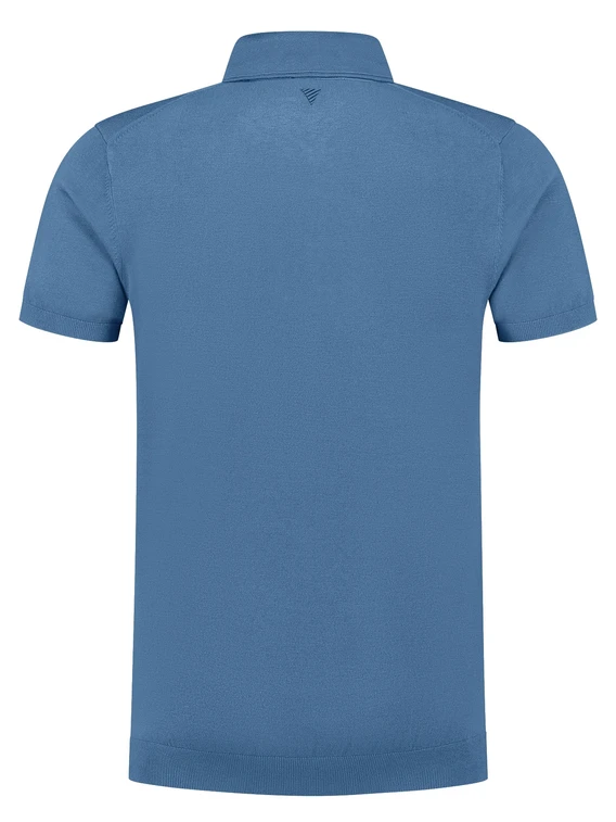 PureWhite Regular fit Polo SS Half Zip Knitwe 25010801
