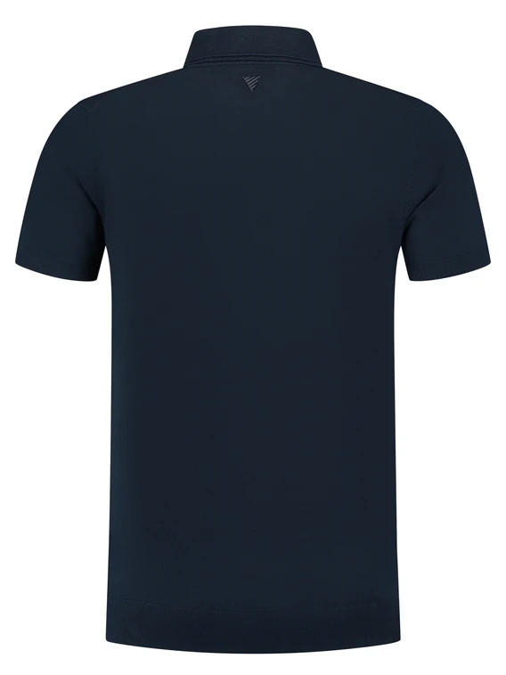 PureWhite Regular fit Polo SS Half Zip Knitwe 25010801