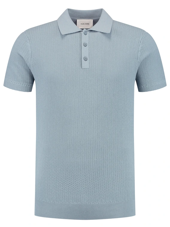 PureWhite Regular fit Polo SS Knitwear 25010815