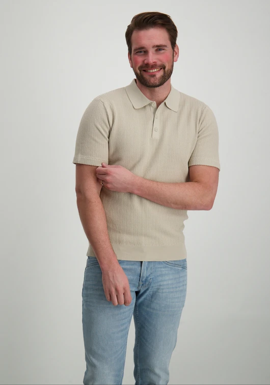 PureWhite Regular fit Polo SS Knitwear 25010815