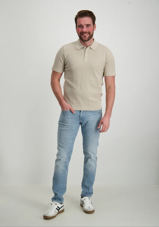 PureWhite Regular fit Polo SS Knitwear 25010815