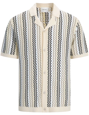 PureWhite Regular fit Shirt SS Knitwear 25010810