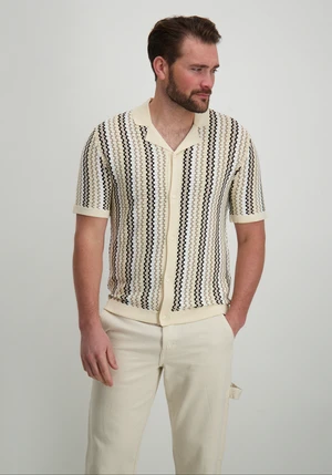 PureWhite Regular fit Shirt SS Knitwear 25010810