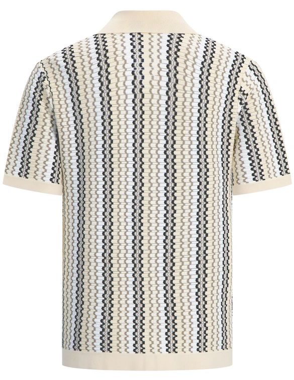 PureWhite Regular fit Shirt SS Knitwear 25010810