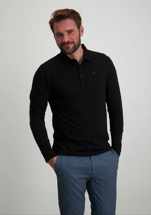 PureWhite Regular fit T-shirts Polo LS 24030105