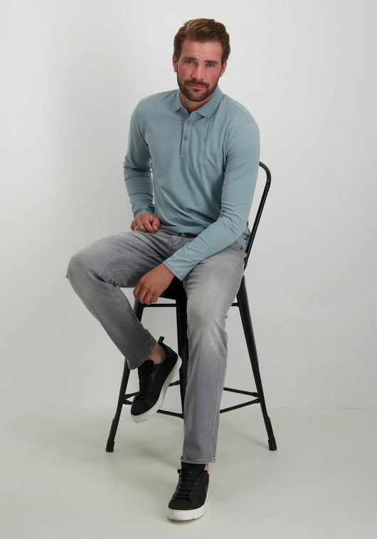 PureWhite Regular fit T-shirts Polo LS 24030105