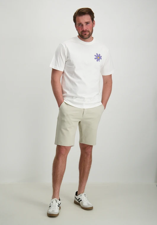 PureWhite Slim fit Smart Shorts 25010504
