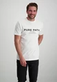 PureWhite T-shirt with front print 24010112