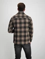 PureWhite Wool look check over shirt 23030207