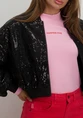 Refined Department ladies woven bomber jacket AMBER R2410450648