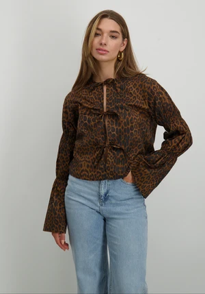 Refined Department Leopard blouse GEMMA R2409943634
