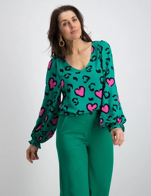 Smashed Lemon Blouse met hartjes 23133