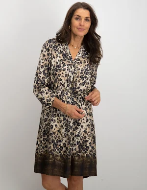 Smashed Lemon Jurk met print 22703
