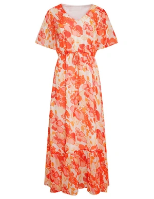 Smashed Lemon Maxi dress flowerprint 23300