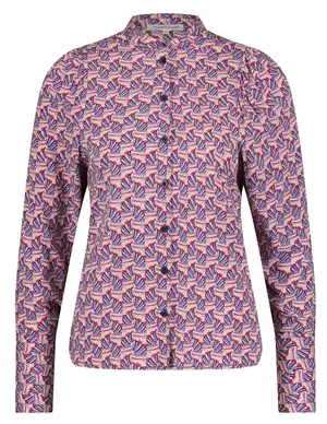 Tramontana Blouse African Motif Print Q03-07-301