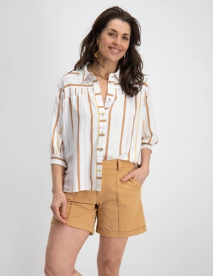 Tramontana Blouse Stripe Print C04-08-301