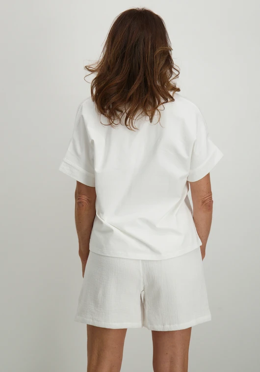 Tramontana Cotton Gauze T-shirt Q09-16-401