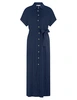 Tramontana Crinkled Button-Down Dress S01-16-501