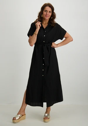 Tramontana Crinkled Button-Down Dress S01-16-501