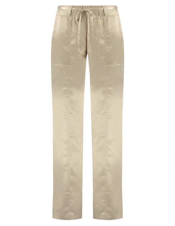 Tramontana Crinkled Satin Trousers C40-15-101