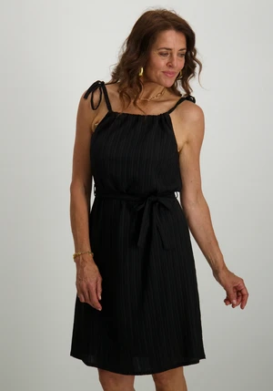 Tramontana Crinkled Tie-Strap Dress S01-16-502