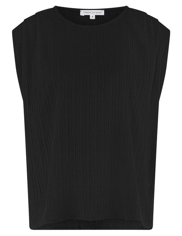 Tramontana Crinkled Top Pleated Shoulder S01-16-401