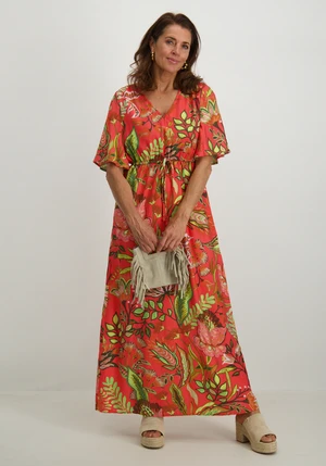 Tramontana Dress Blooming Floral Stitch C11-16-501