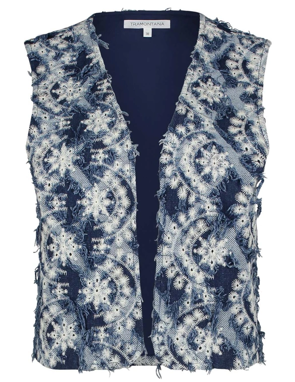 Tramontana Fancy Fabric Gilet Q11-16-801