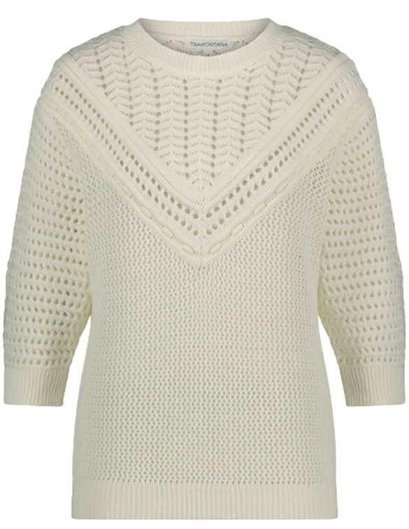 Tramontana Jumper Cotton Ajour Mix Y01-08-602