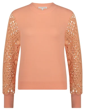 Tramontana Jumper Crochet Sleeves Q09-07-602