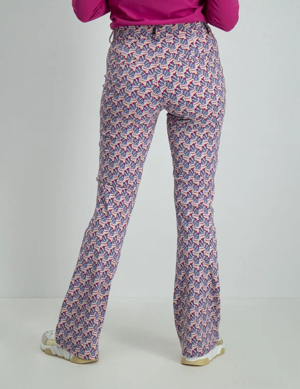 Tramontana Pants Travel African Motif Print Q04-07-101