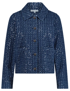 Tramontana Sequin Denim Jacket C06-15-801