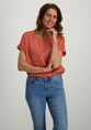 Tramontana Shimmer Fabric Mix Top C16-16-401