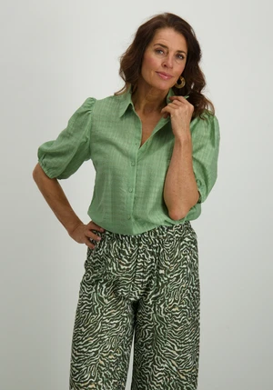 Tramontana Short Puff-Sleeve Blouse C36-15-302