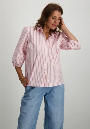 Tramontana Striped Blouse Rhinestones C33-16-301 fla...