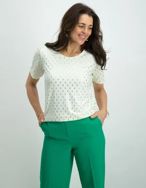 Tramontana T-Shirt Geometric Foil D08-07-401