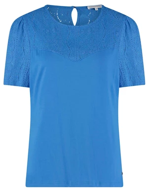Tramontana Top Jersey Lace S/S C22-11-404