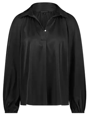 Tramontana Top Satin Balloon Sleeve C11-10-301