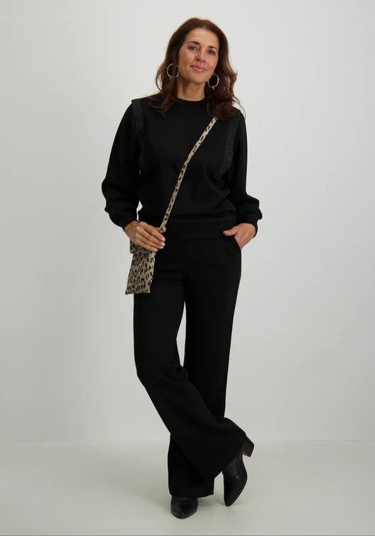 Tramontana Trousers Sweat Wide Leg C01-14-101