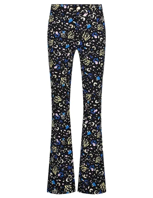 Tramontana Trousers Travel Abstract Flower Prt Q07-09-101