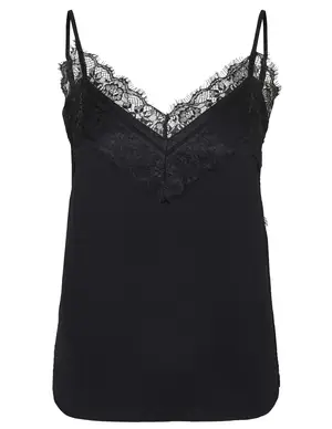 Vero moda VMALVA SINGLET LACE TOP WVN POP7 GA 10302550