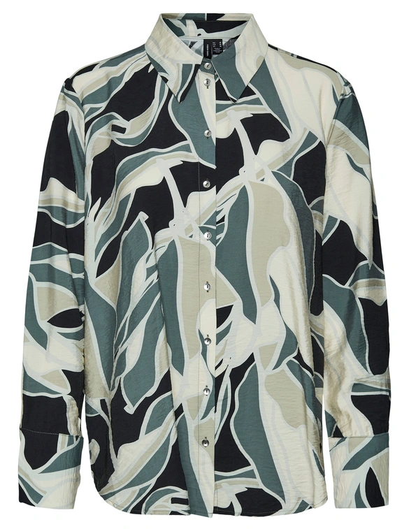 Vero moda VMBELINE BEA LS LONG SHIRT WVN GA 10314874