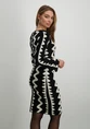 Vero moda VMBRONZE ART LS BOATNECK DRESS LCS 10325308