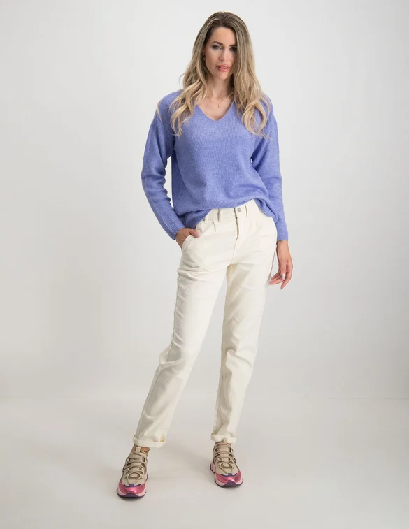 Vero moda VMCREWLEFILE LS V-NECK BLOUSE NOOS 10233357
