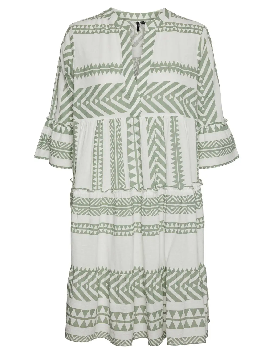 Vero moda VMDICTHE 3 4 TUNIC WVN GA NOOS 10225127 groen kopen bij The Stone