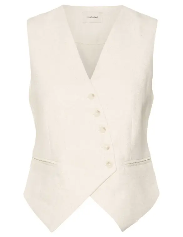Vero moda VMFLORENCE SL LINEN WAISTCOAT 10306673