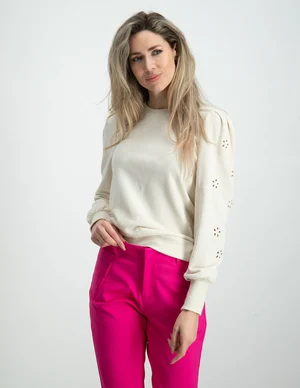Vero moda VMFORTUNE L/S EMBRODERY SWEAT EXP 10290435