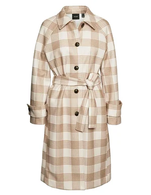 Vero moda VMFORTUNERIE CHECK LONG COAT NOOS 10257706