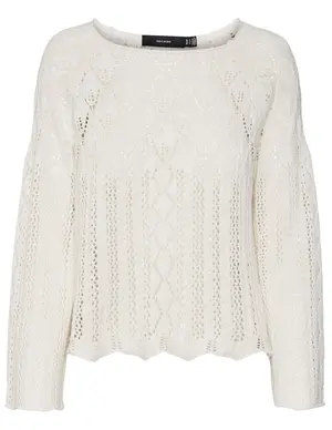 Vero moda VMGINGER 3/4 BOATNECK PULLOVER GA N 10289545