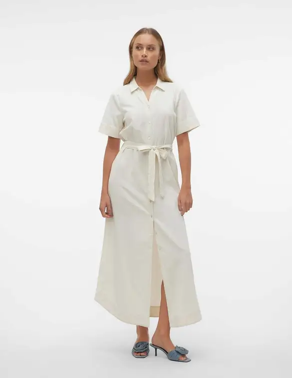 Vero moda VMHART SS ANKLE SHIRT DRESS WVN GA 10303640